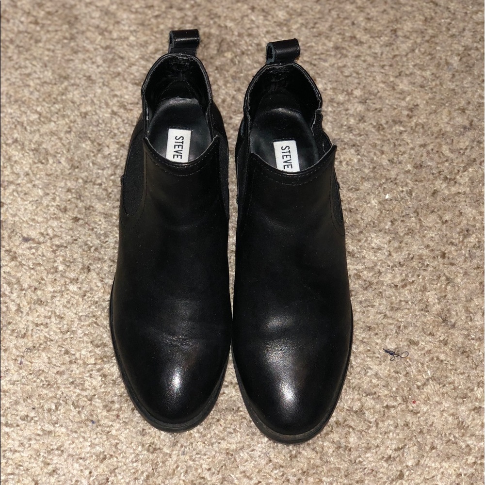 Steve Madden Black Booties